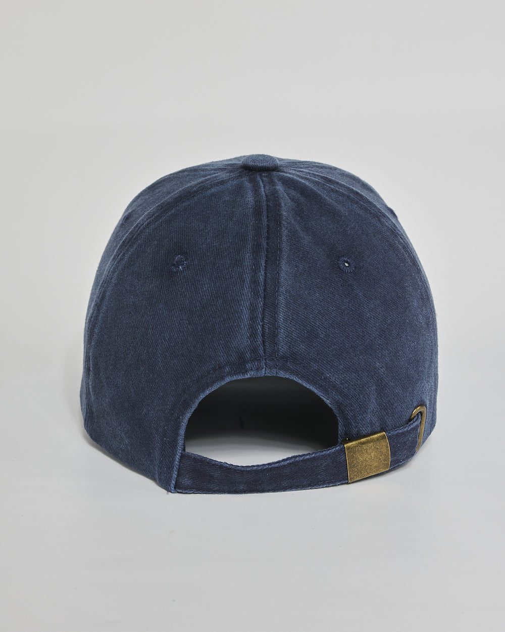 No Big Deal navy washed cap - back view