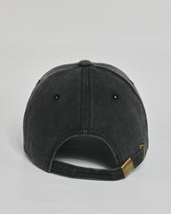 No Thanks black washed cap - back view