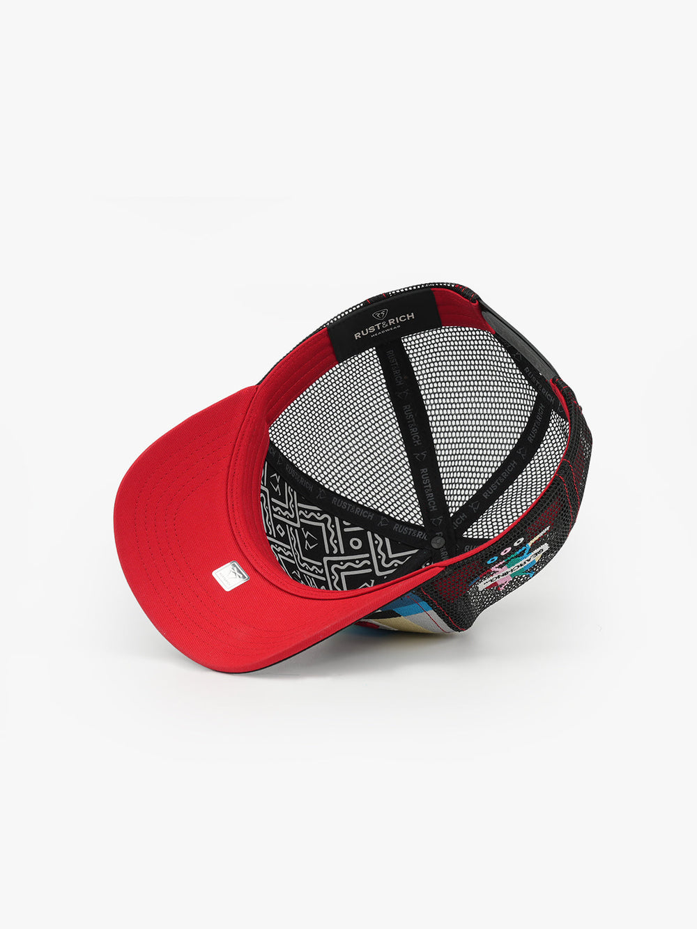 No Signal Black Trucker Cap detail view 5