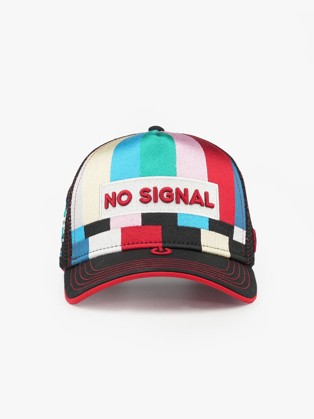 No Signal Black Trucker Cap detail view 2