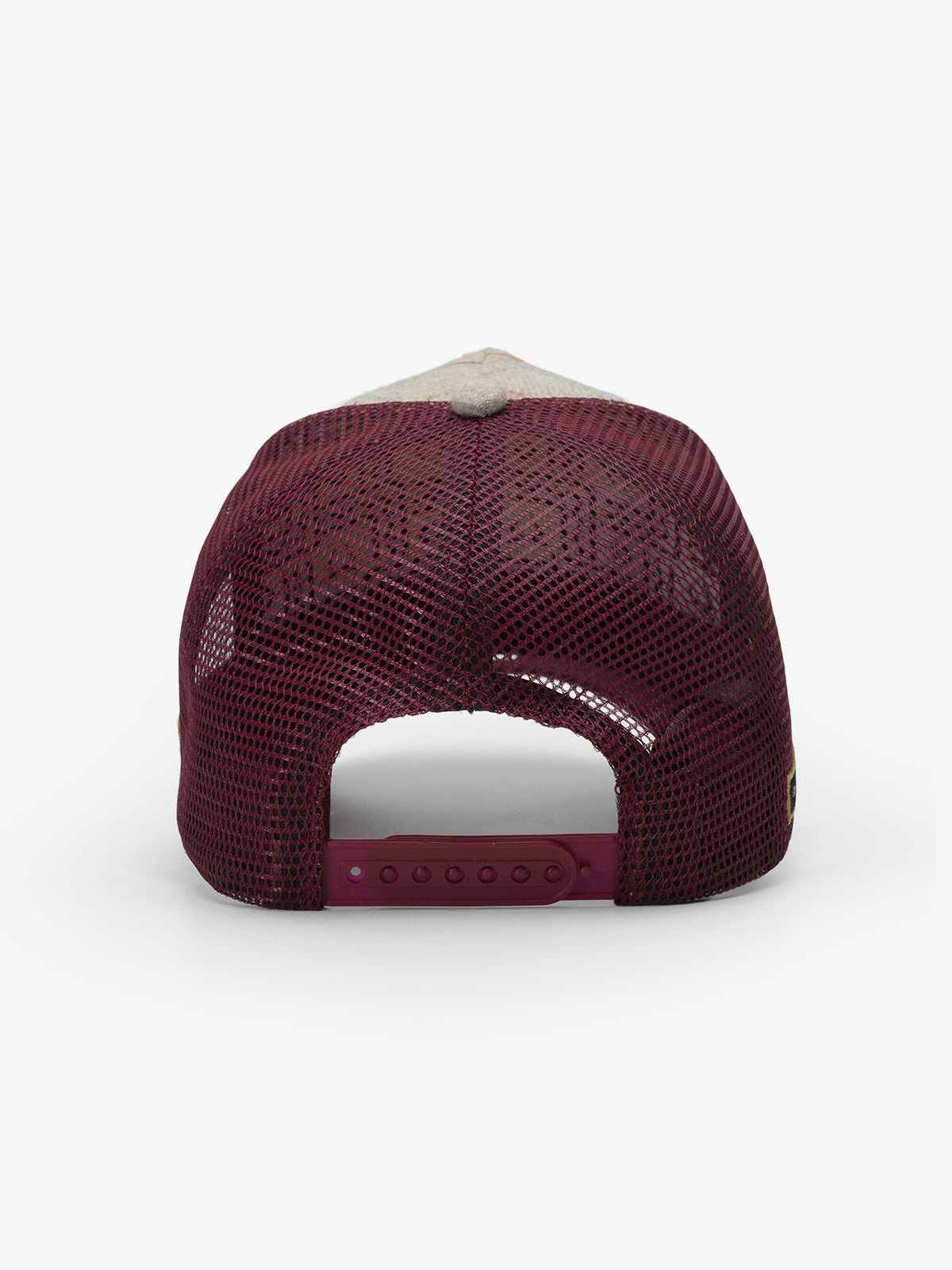 Back view of Not For Sale Burgundy Trucker Hat