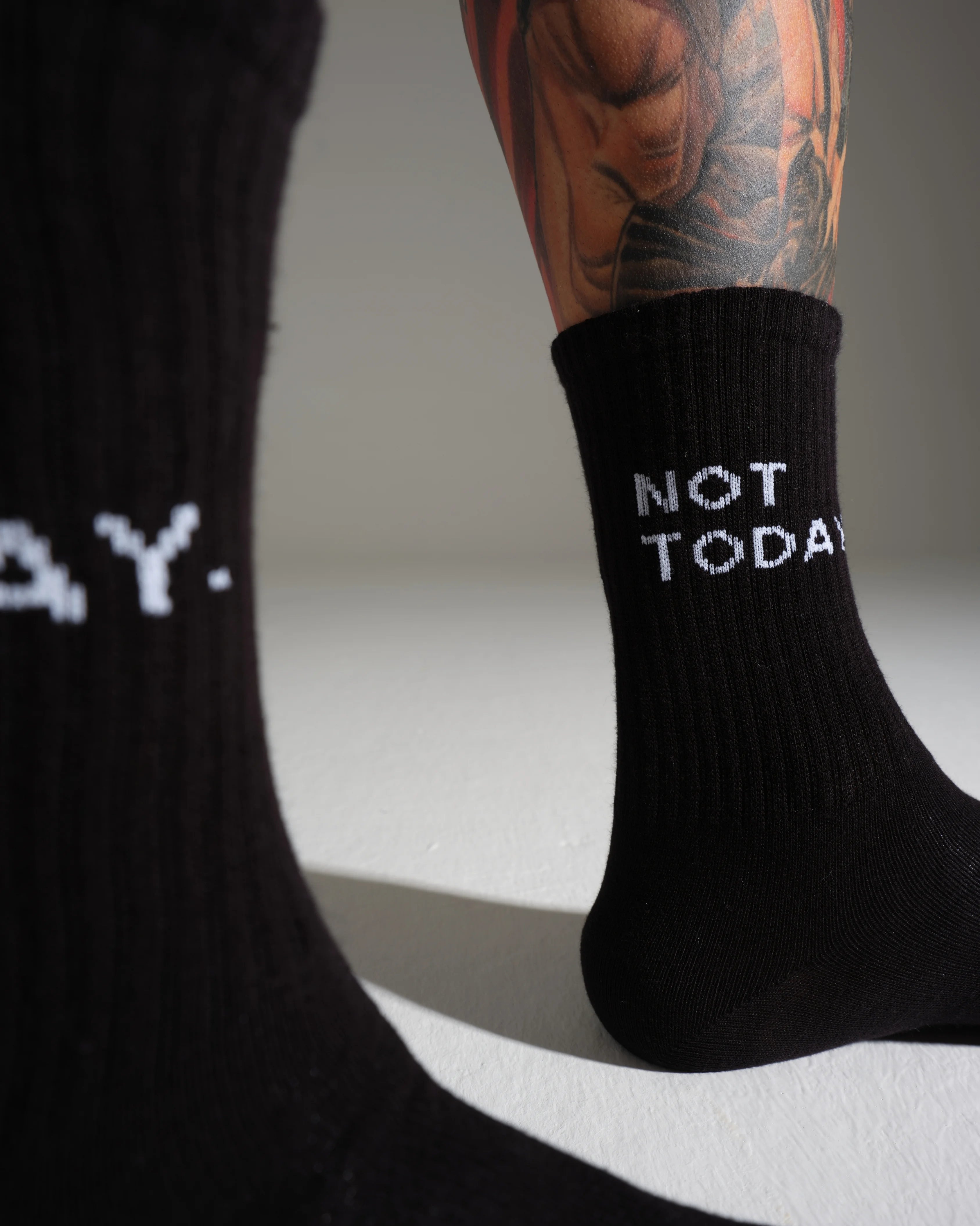 Not Today Black Socks