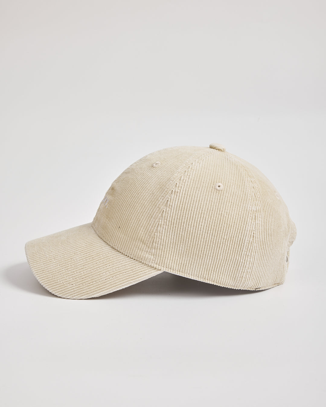 Cream cap on a light gray background