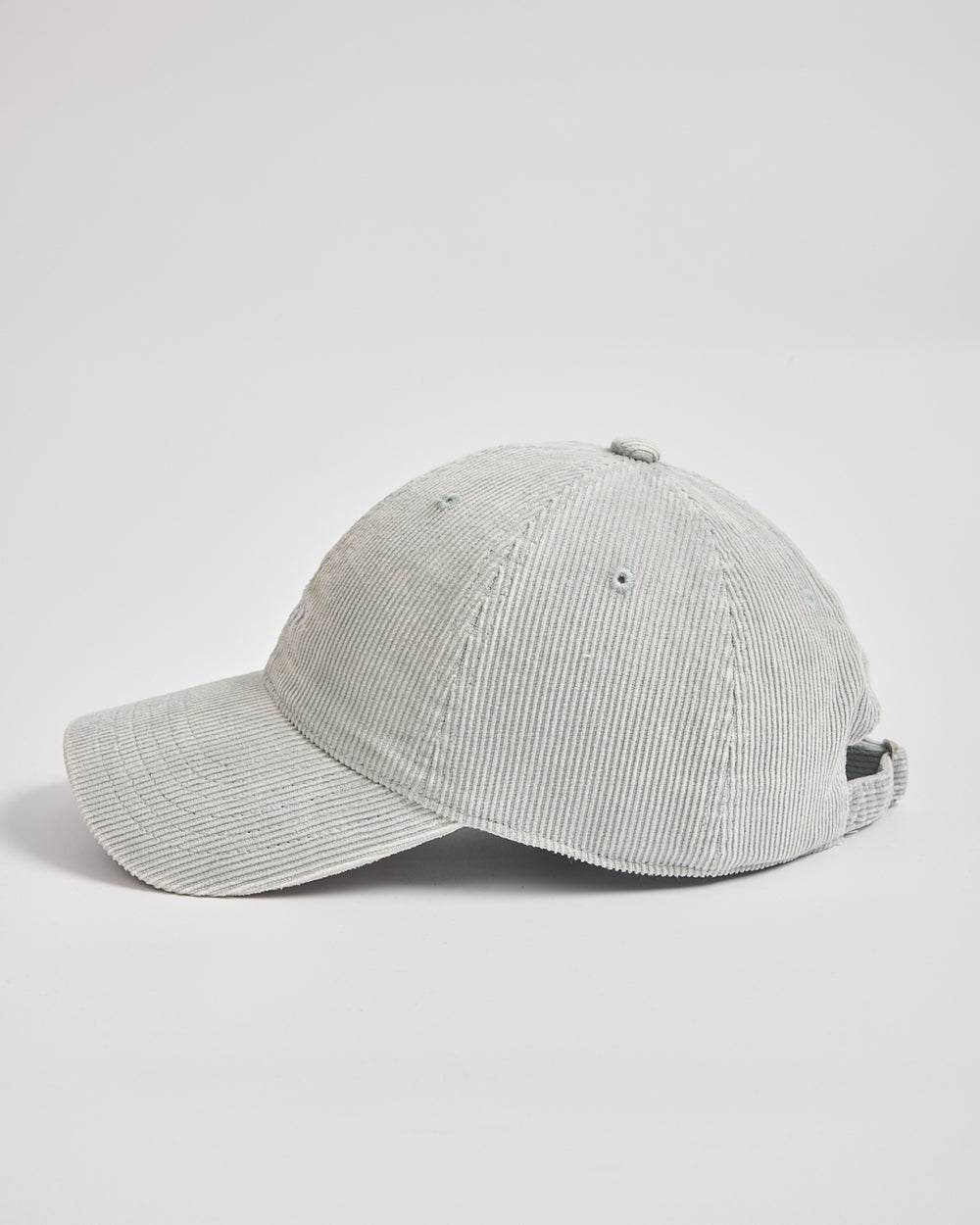 Gray baseball cap on a light gray background
