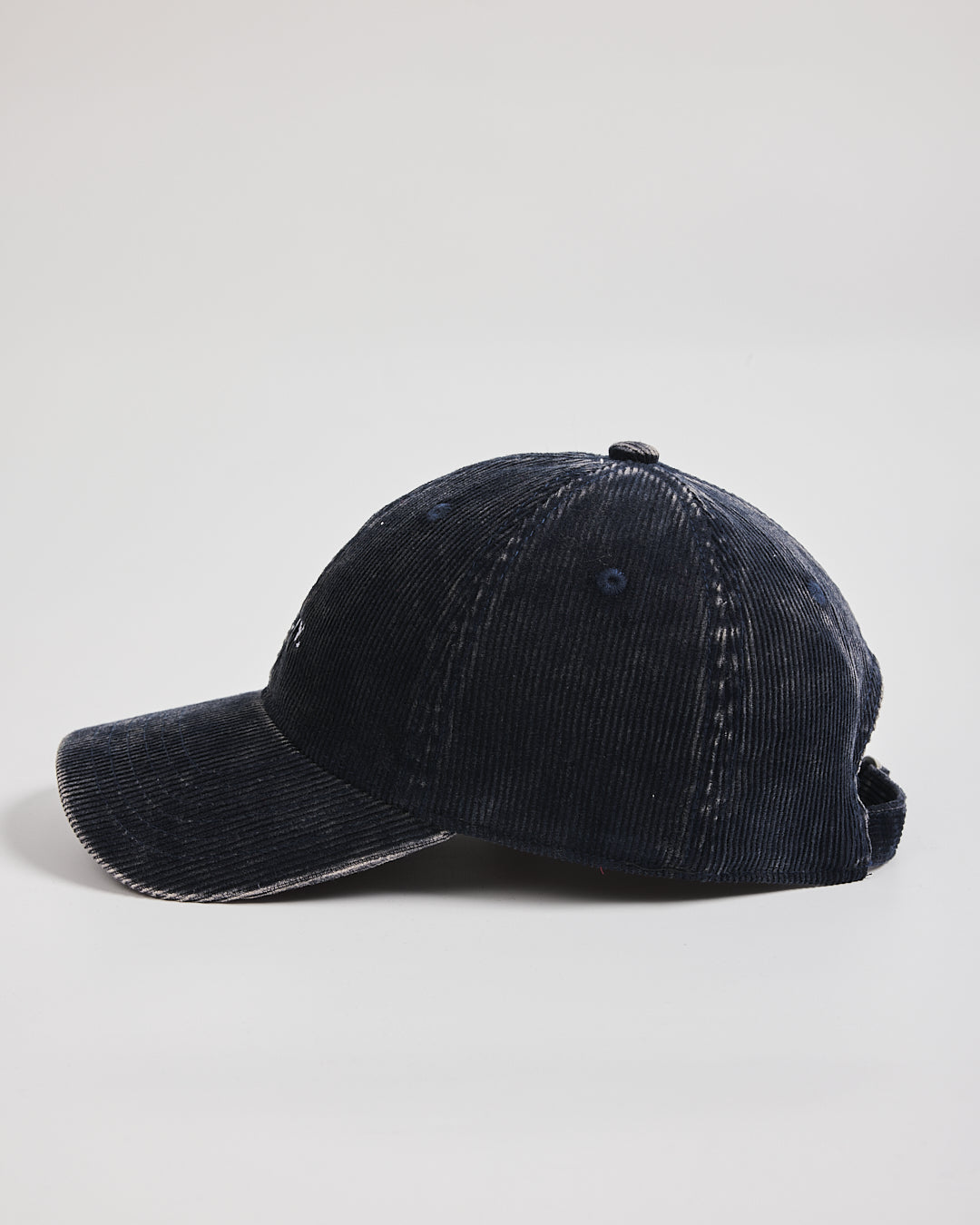 Navy cap with on a white background