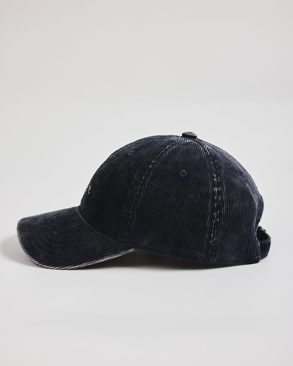 Navy cap with on a white background