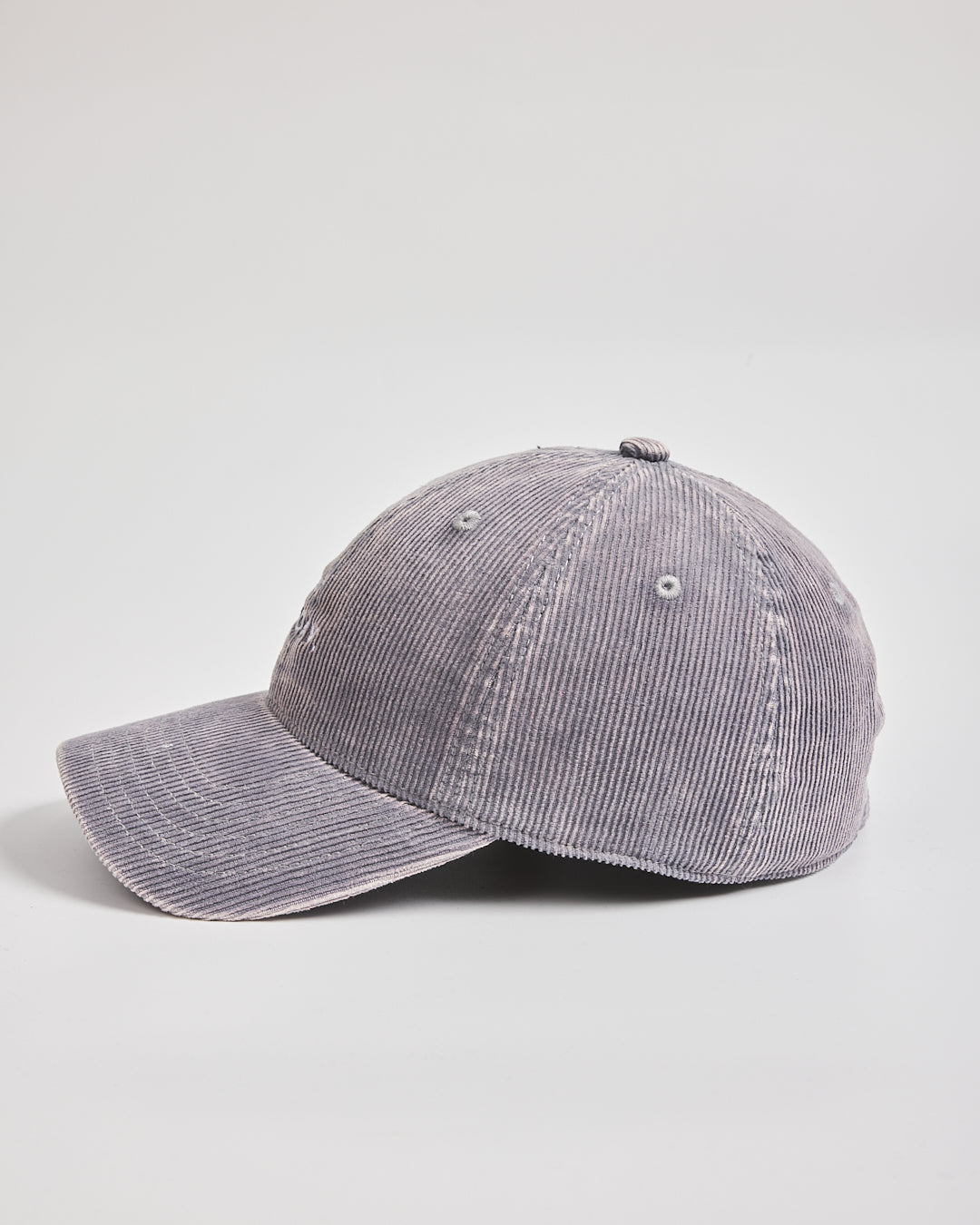 Gray baseball cap on a light gray background
