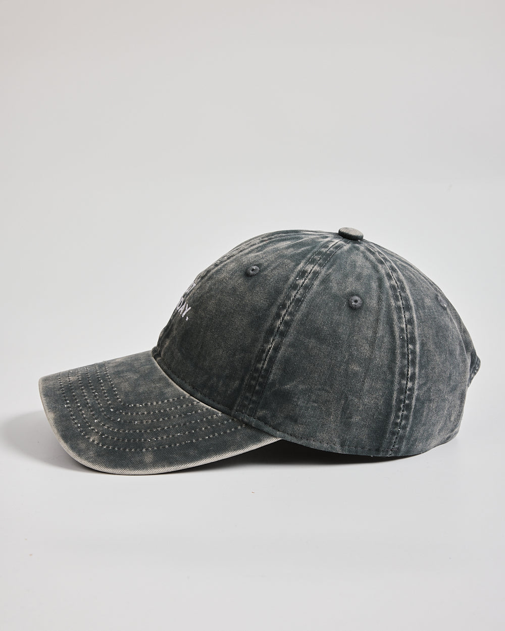 Not Today Washed Stone Washed Cap on a light gray background