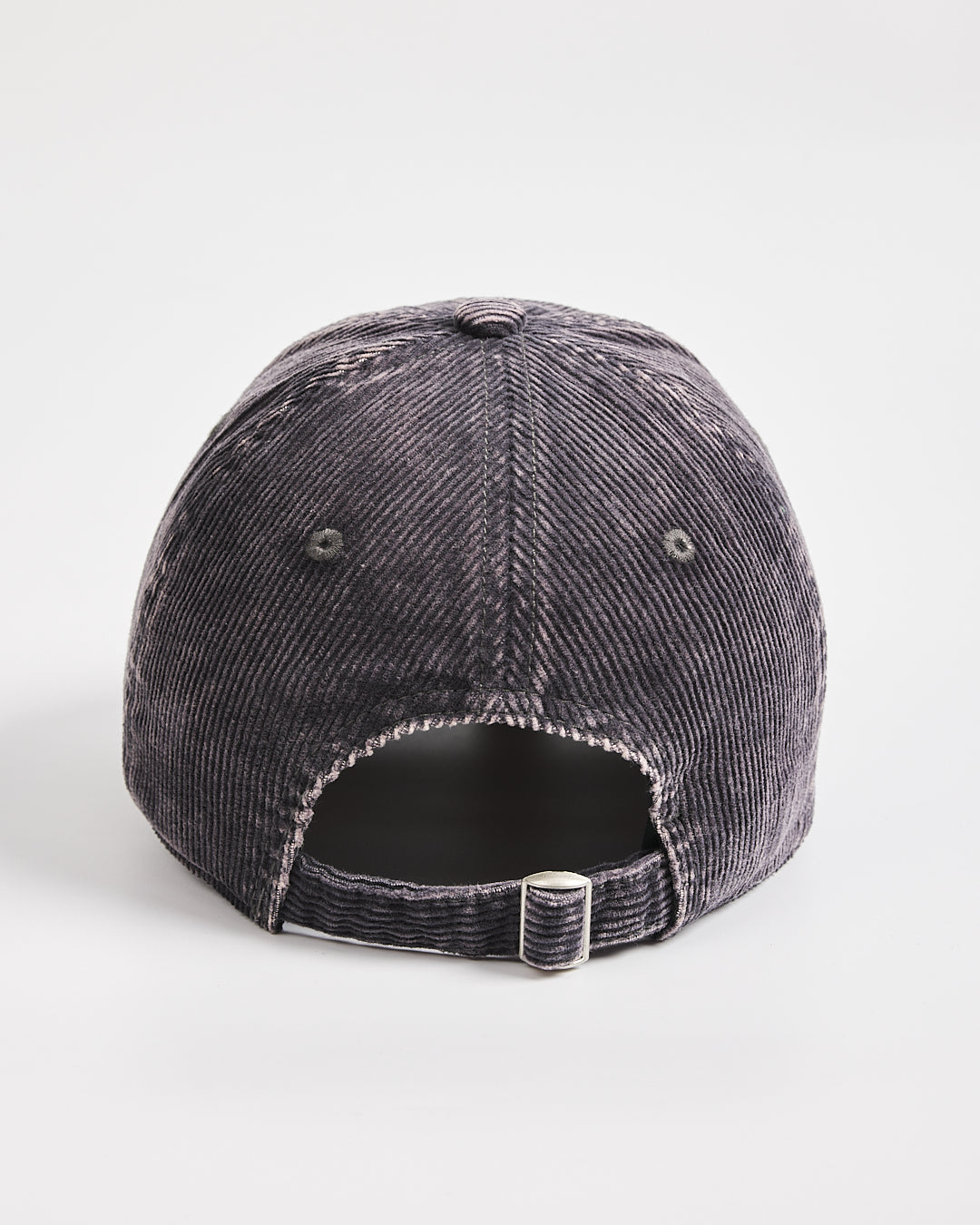 Grey distressed baseball cap on a white background