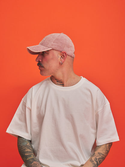 The Notting Hill Club Dusty Pink Corduroy Cap