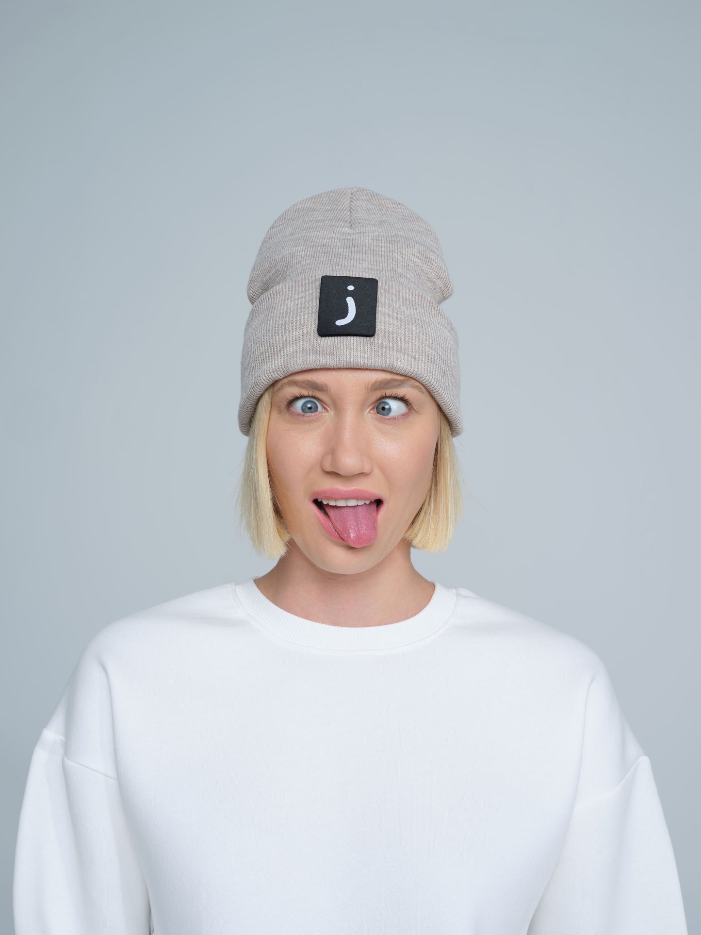 Oat Meal Patch Ready Beanie