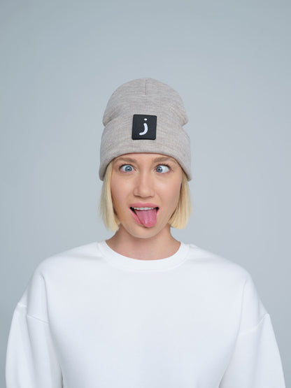 Oat Meal Patch Ready Beanie