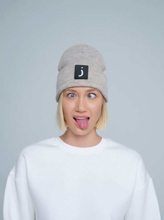 Oat Meal Patch Ready Beanie
