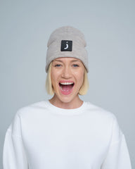 Oat Meal Patch Ready Beanie