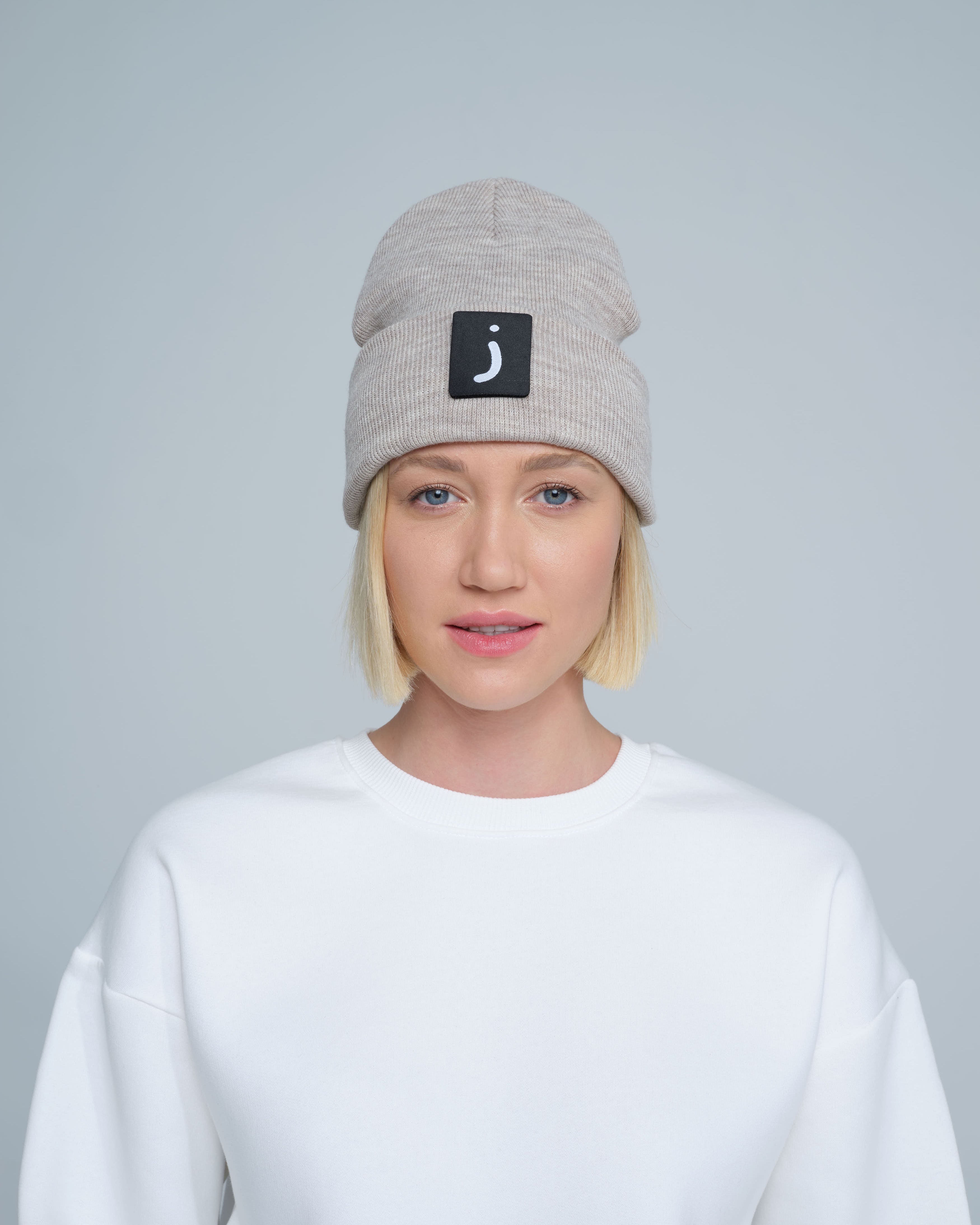 Oat Meal Patch Ready Beanie