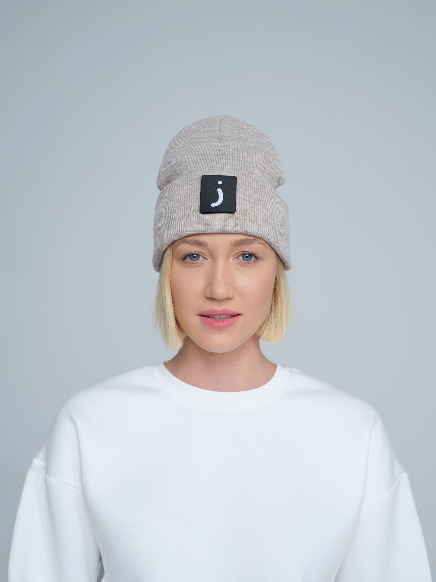 Oat Meal Patch Ready Beanie