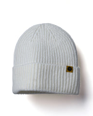 Off White Lux Beanie on a white background