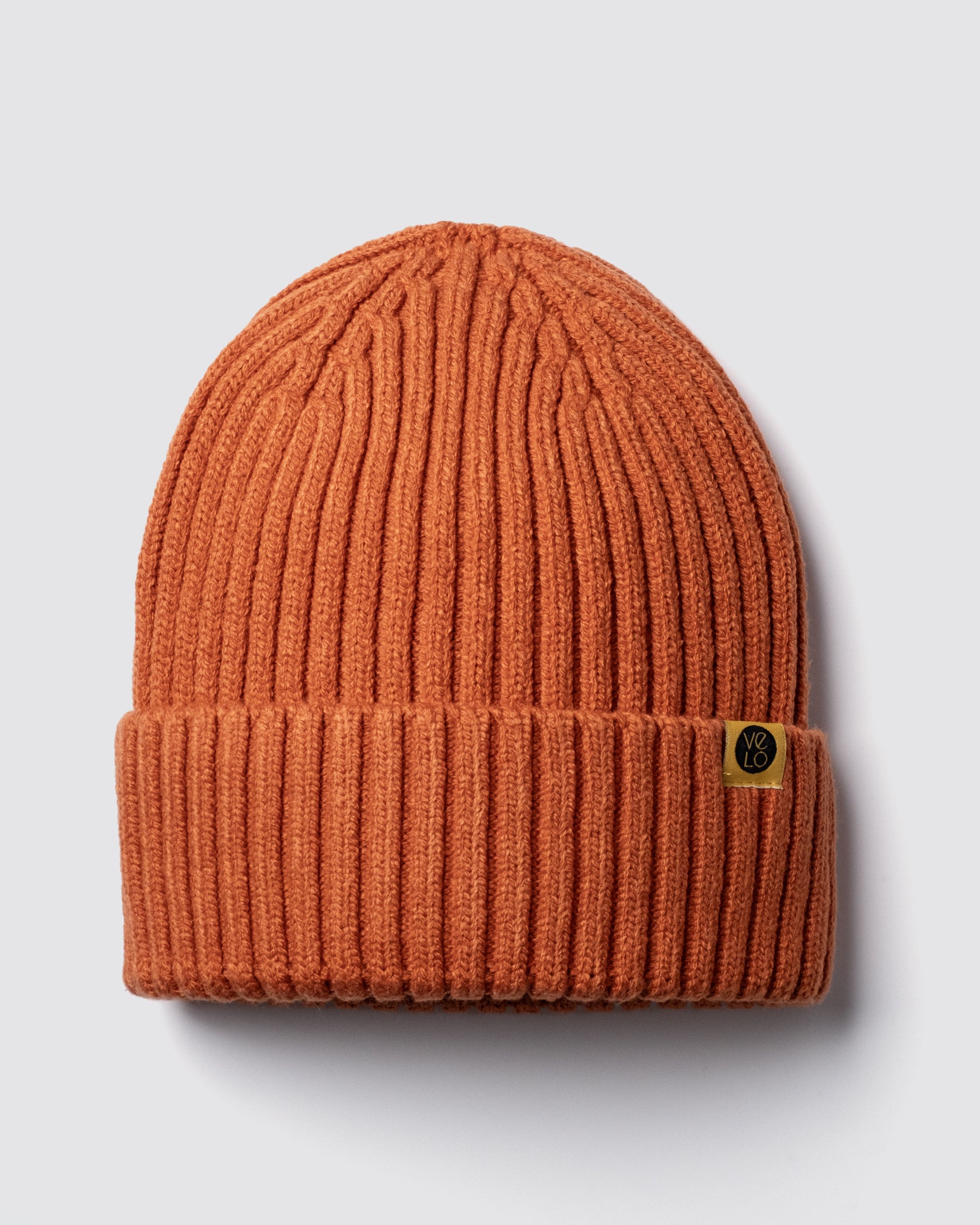 Front view of Orange Classic Beanie