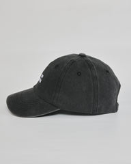 Out of Service black washed cap - angled view