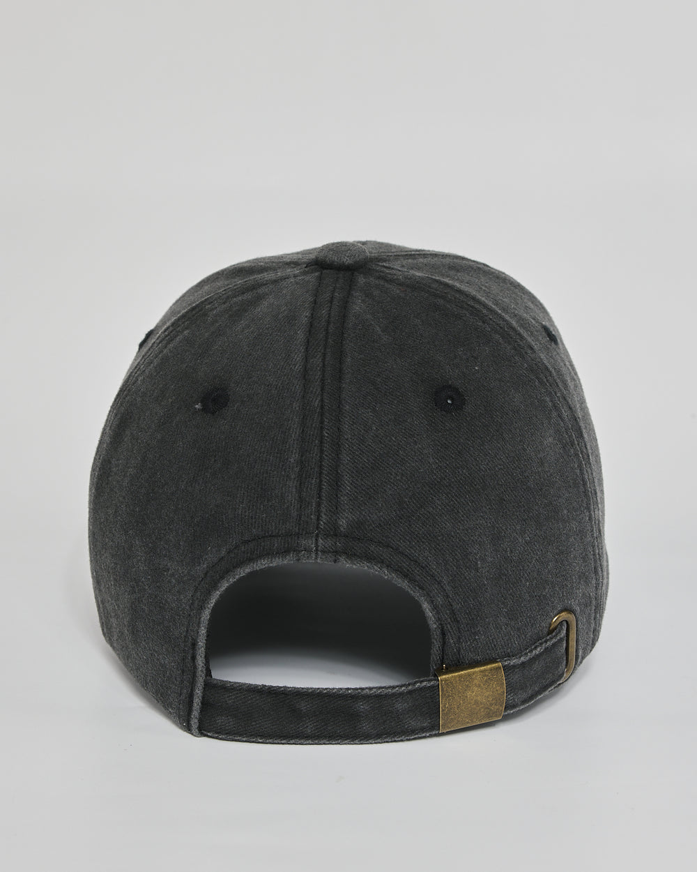 Out of Service black washed cap - back view