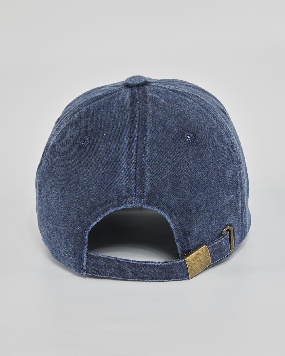 Out of Service navy washed cap - back view