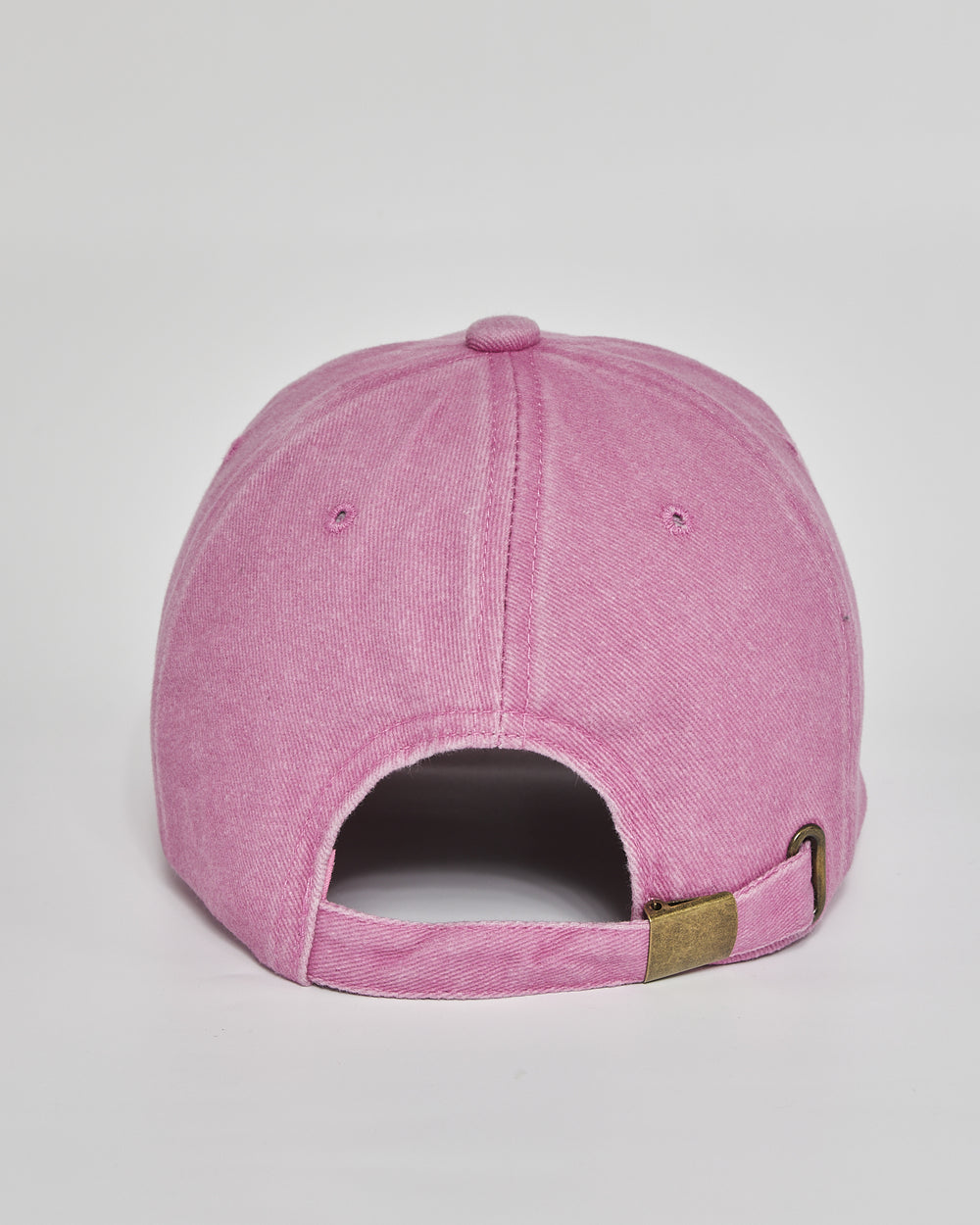 Out of Service pink washed cap - back view