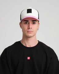 Pink Trucker Cap With Free Patch