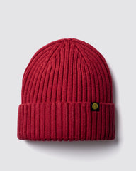 Front view of Red Classic Beanie