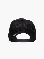 Back view of Regalia Black Trucker Hat