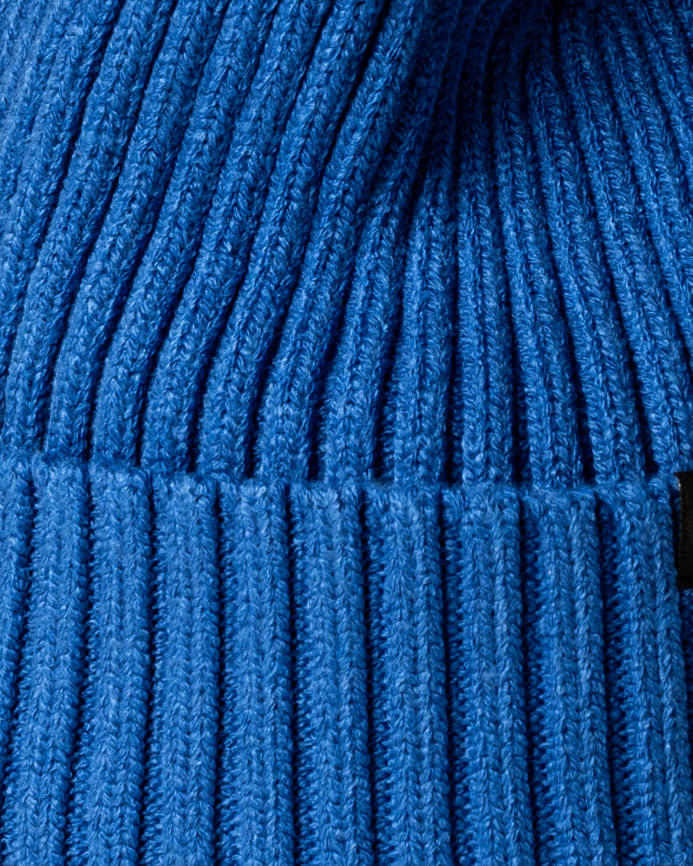 Close view of Royal Blue Classic Beanie