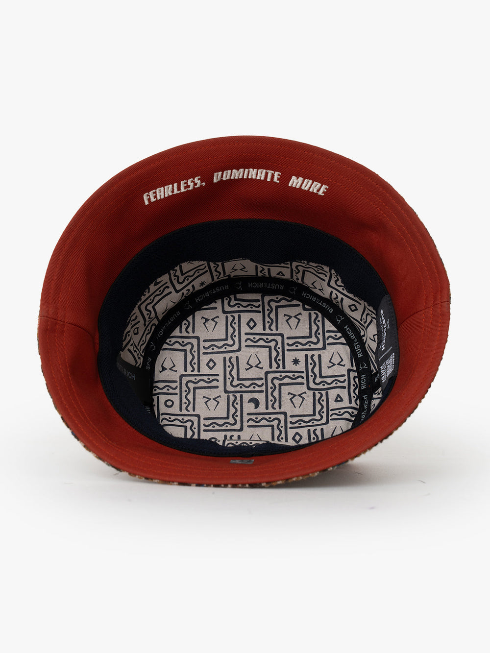 Royalty Brick Bucket Hat on a white background
