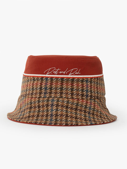 Front view of Royalty Brick Bucket Hat