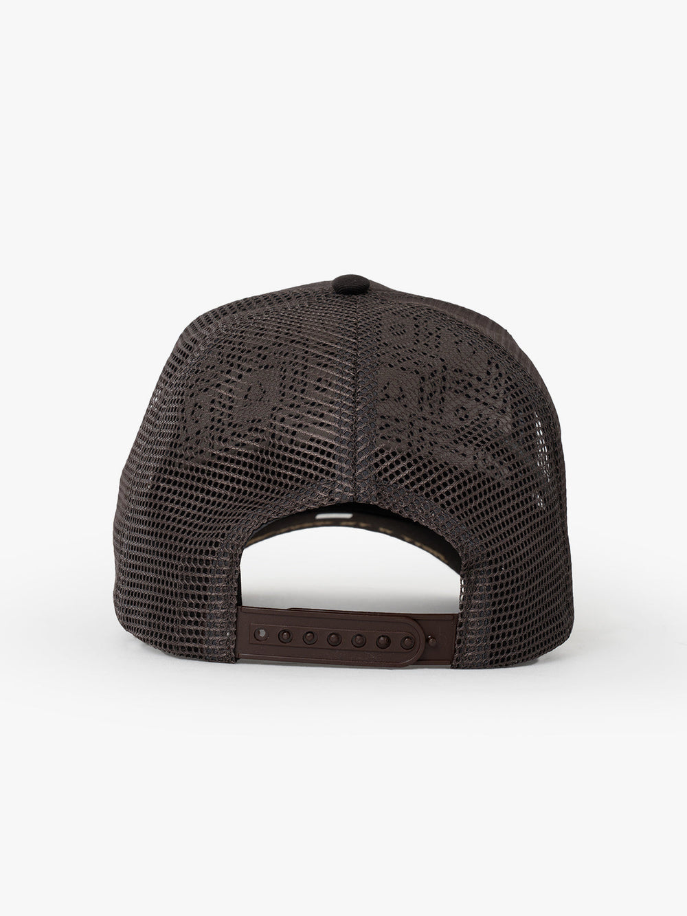 Back view of Royalty Brown Trucker Hat