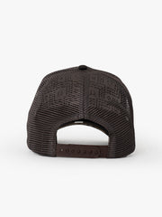 Back view of Royalty Brown Trucker Hat
