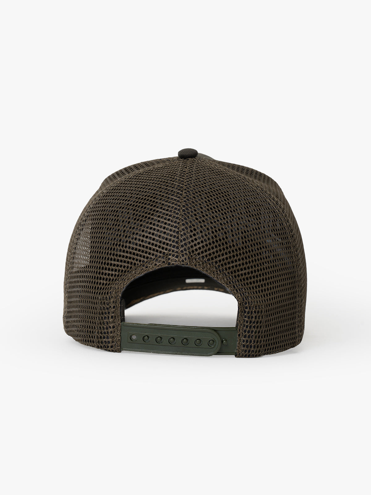 Back view of Royalty Khaki Trucker Hat