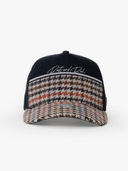Front view of Royalty Navy Blue Trucker Hat