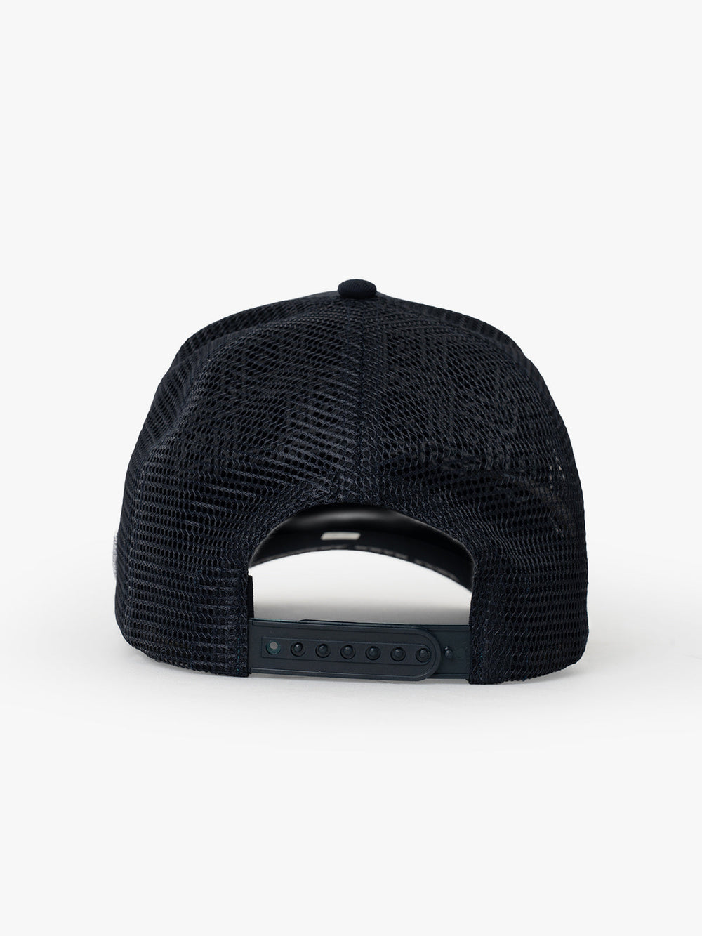 Back view of Royalty Navy Blue Trucker Hat