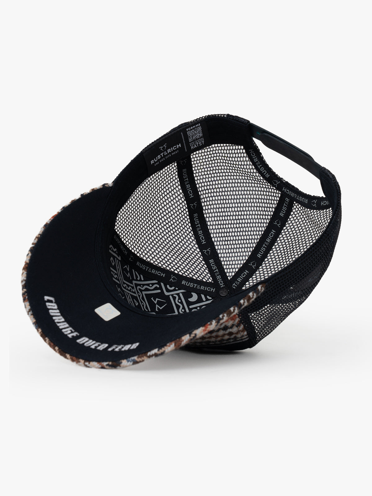 Royalty Navy Blue Trucker Hat on a white background