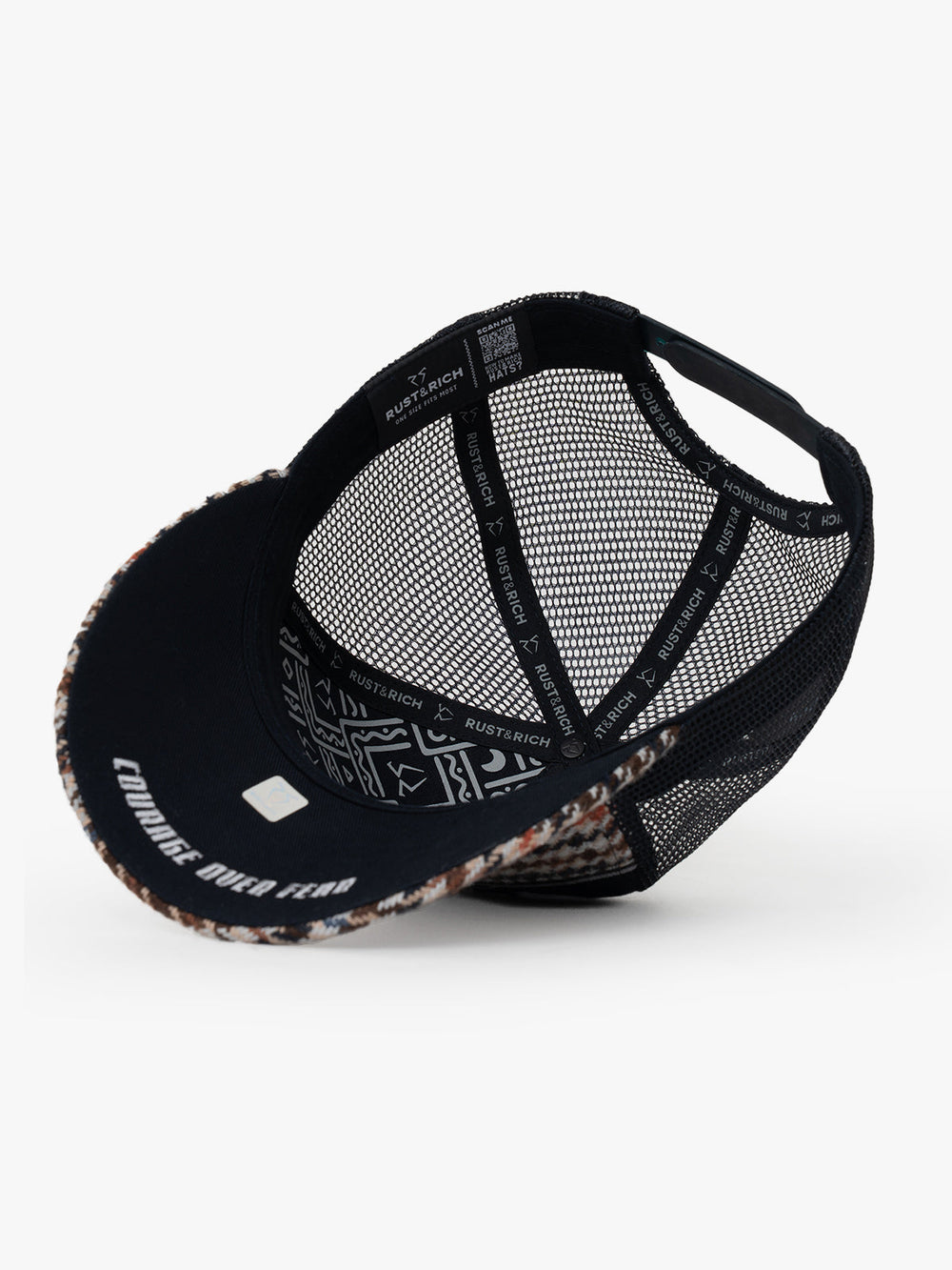 Royalty Navy Blue Trucker Hat on a white background