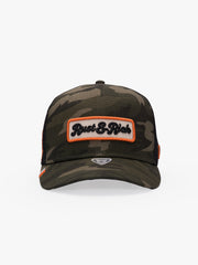Front view of Rust & Rich Khaki Baseball Cap