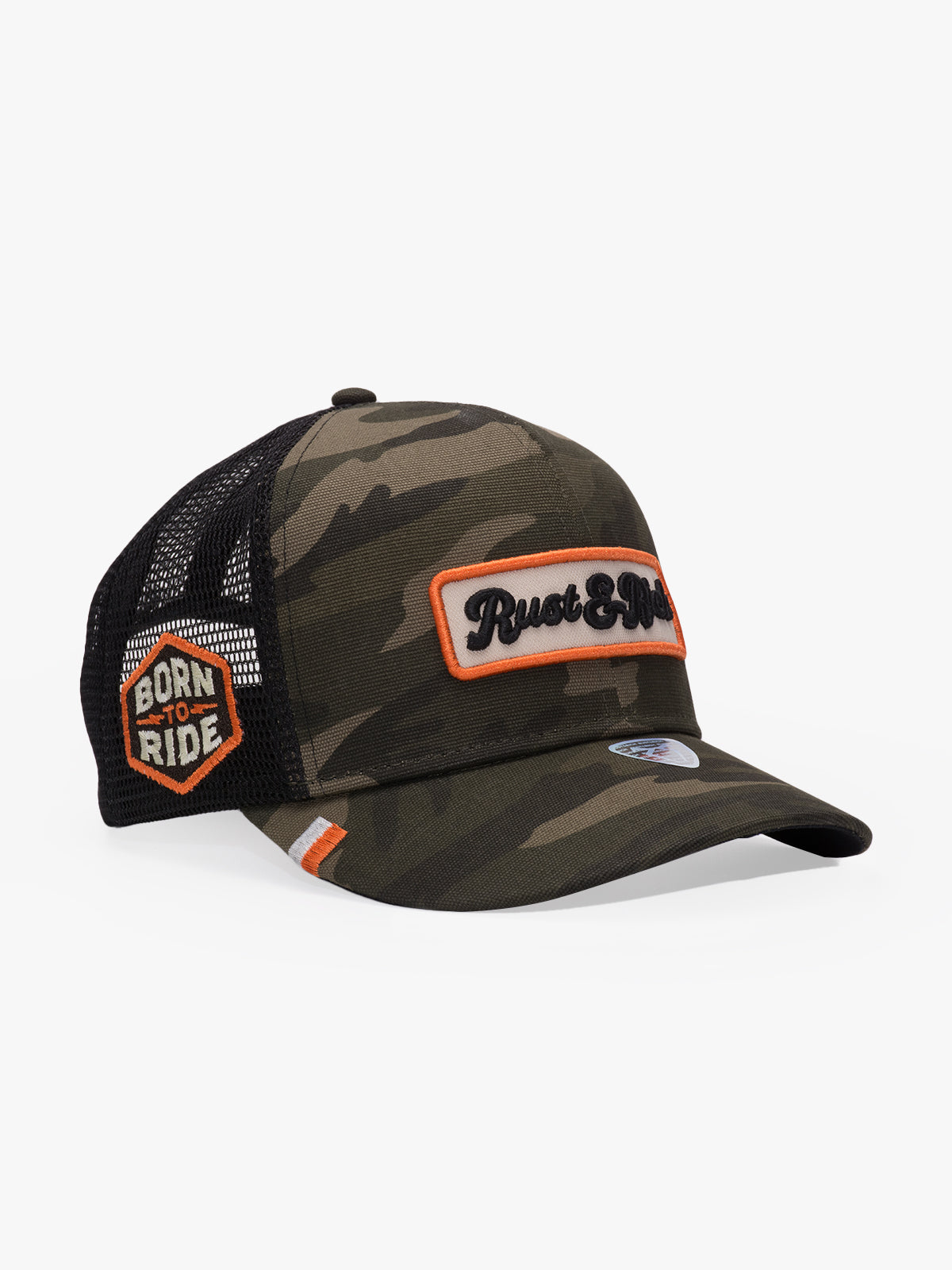 Side view of Rust & Rich Khaki Baseball Cap