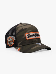 Side view of Rust & Rich Khaki Baseball Cap