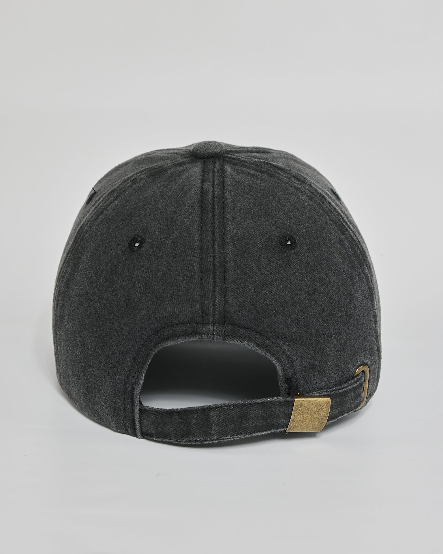 Selectively Social black washed cap - back view