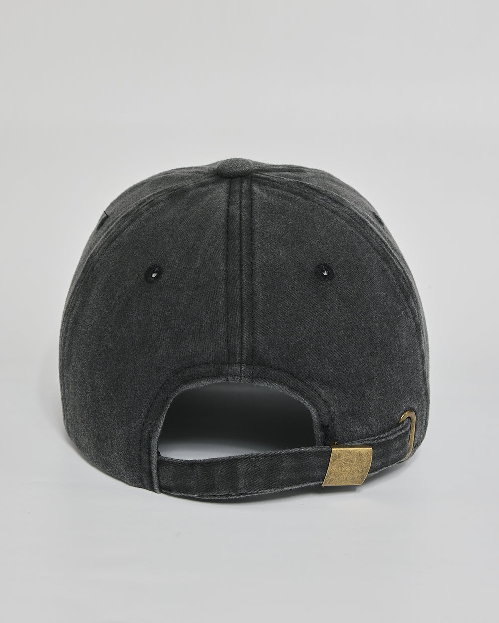 Selectively Social black washed cap - back view