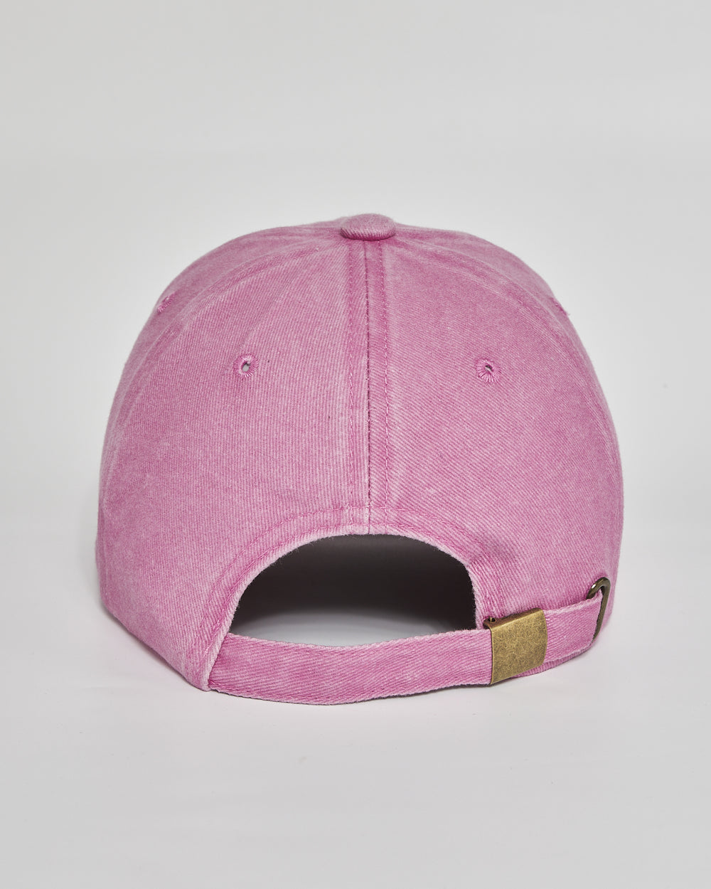Selectively Social pink washed cap - back view