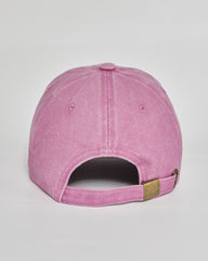 Selectively Social pink washed cap - back view