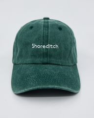 Shoreditch Dark Green Washed Cap