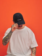 Shoreditch Navy Corduroy Cap