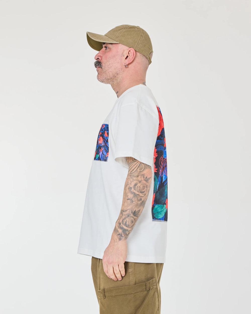 side view of Soul White Tee