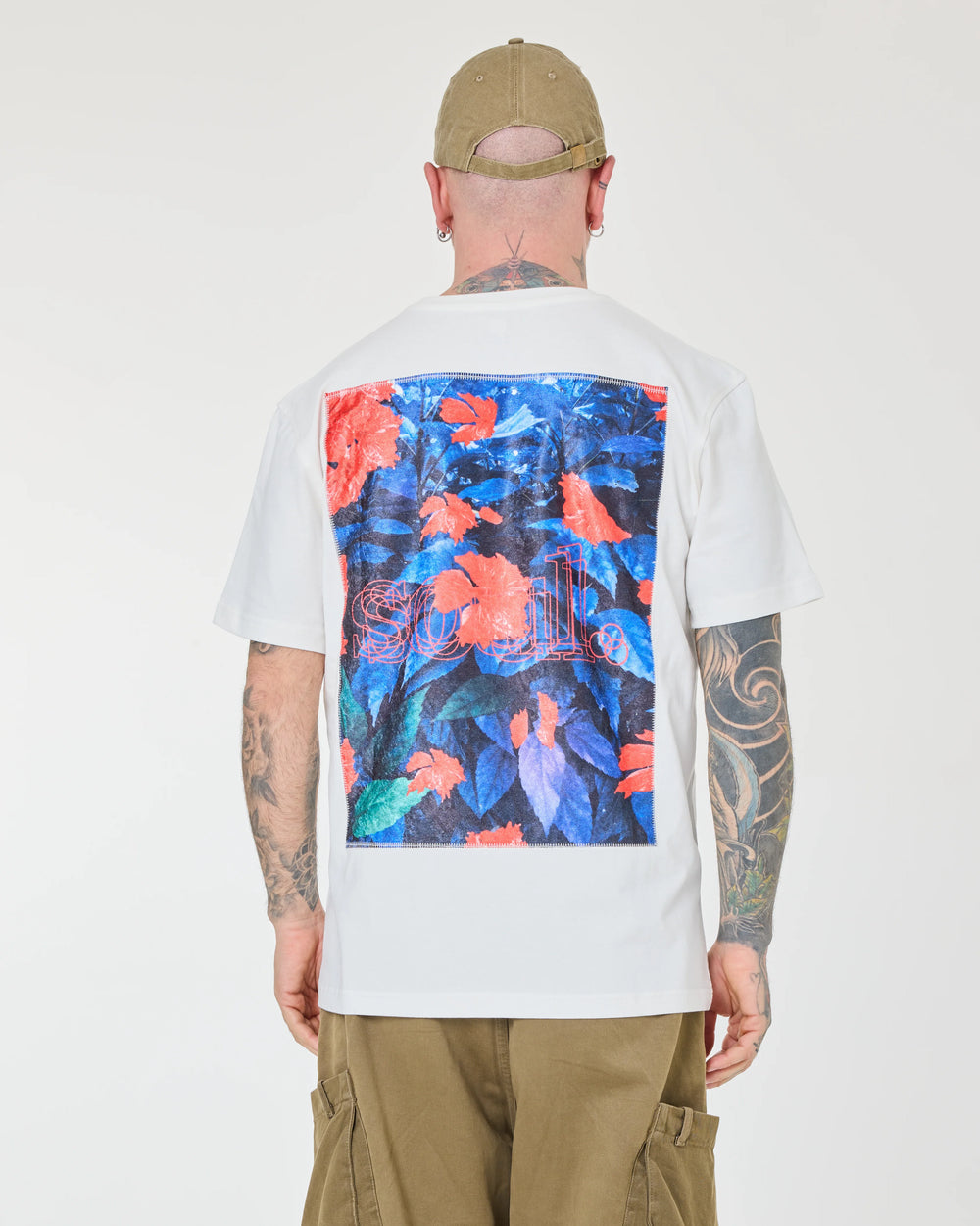back view of Soul White Tee